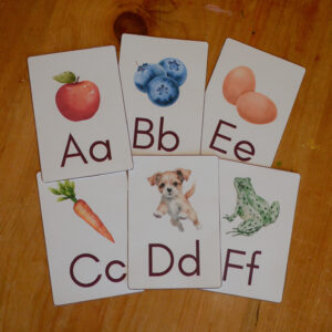 Watercolor Alphabet Cards