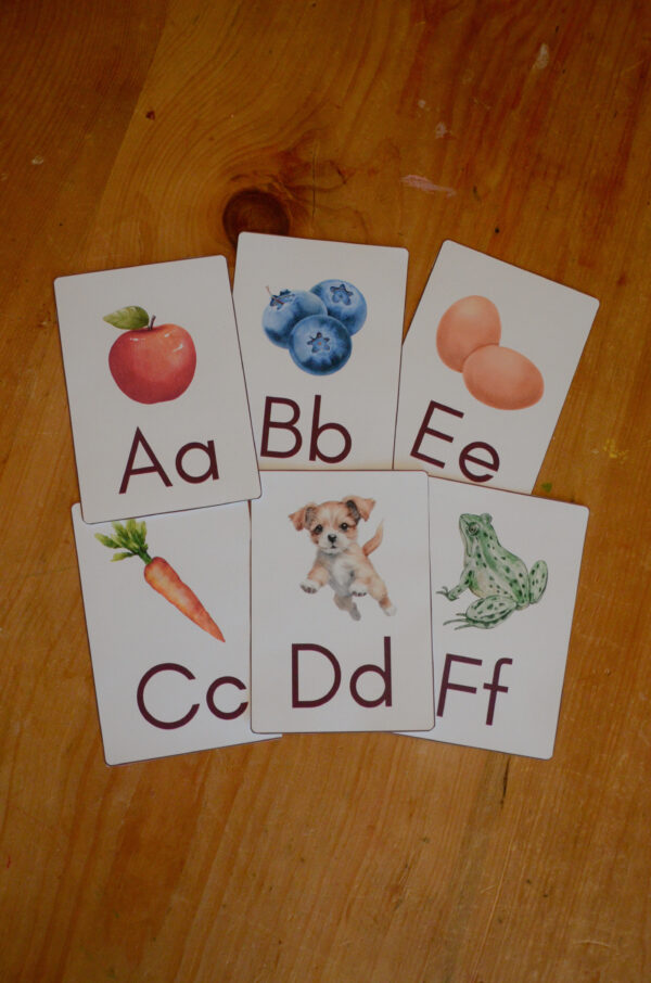 Watercolor Alphabet Cards
