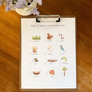 Spring Scavenger Hunt